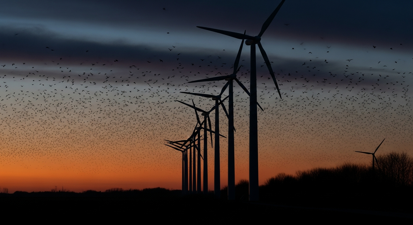 Nestensant.no avslører: Kråker planlegger aksjon mot vindmøller