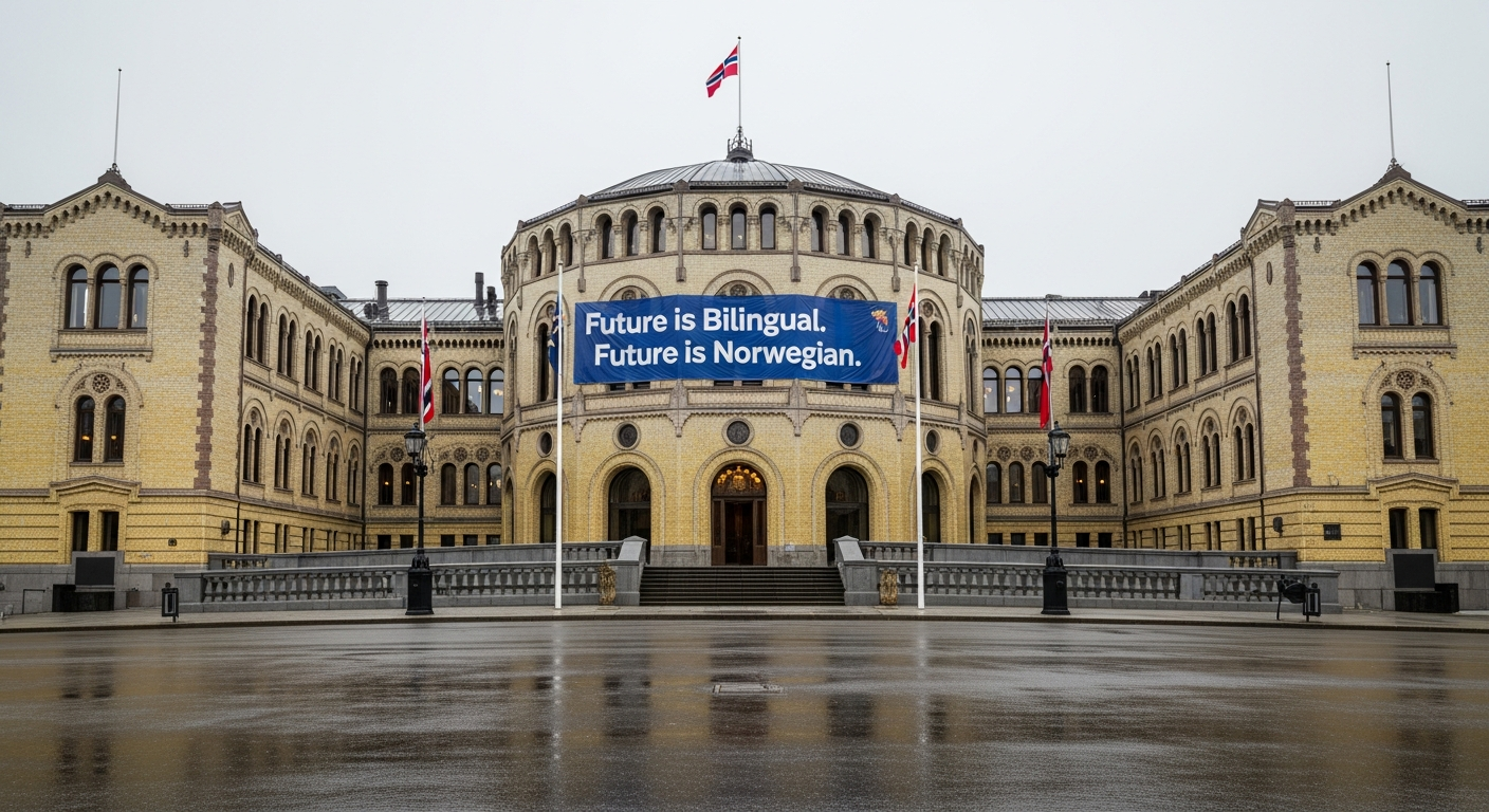 Nestensant.no avslørerer: Språkrådet foreslår at vi erstatter Norsk med Engelsk.